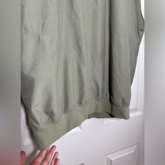Zero Restriction Mens Outerwear Golf Vest Windbreaker Large Light Green Made USA - Picture 9 of 11